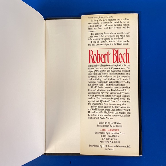 Psycho House by Robert Bloch (hardcover) vintage, 1990 - Picture 4 of 9